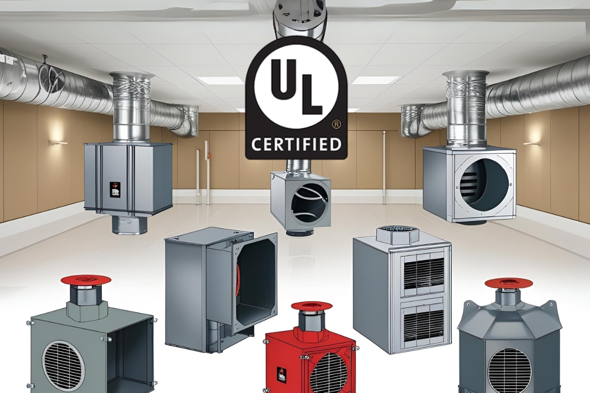 UL certified fire dampers Saudi HVAC safety